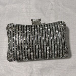 Silver BLING Clutch